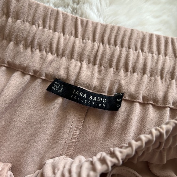 Zara Nude Pink w Stretch Waist and Pockets Pants - Picture 10 of 10